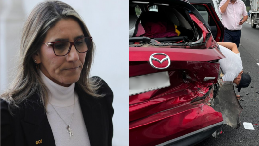 Diputada Erika Olivera sufre fuerte choque en carretera rumbo a Valparaíso: Quedó ilesa