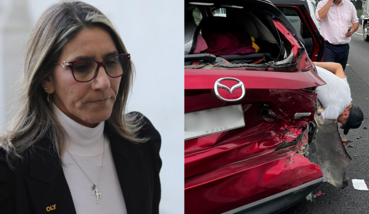 Diputada Erika Olivera involucrada en accidente en Ruta 68