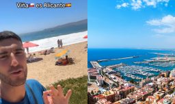 Español se sorprende con la playa de Viña del Mar: "Es la Alicante de Chile, no admito dudas"