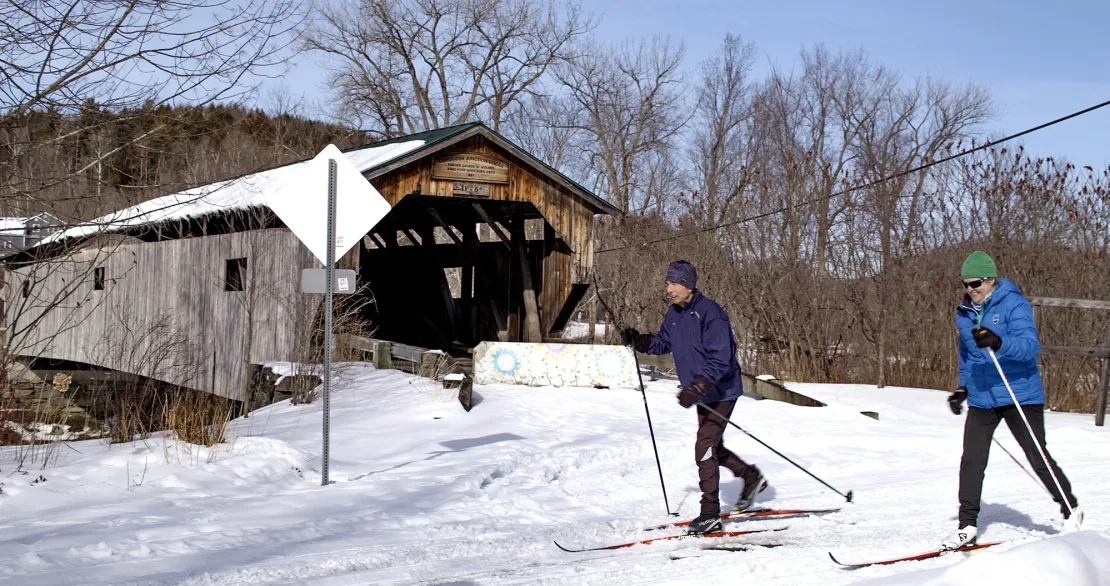 El sendero ferroviario del valle de Lamoille está abierto después de un par de veranos tumultuosos. Agencia de Transporte de Vermont