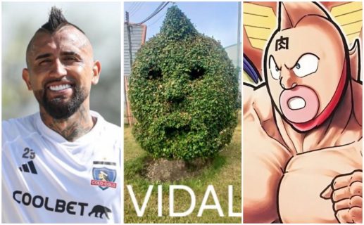 ¿ Kinnikuman o Arturo Vidal? El particular homenaje de los jardineros de Talcahuano al “King”