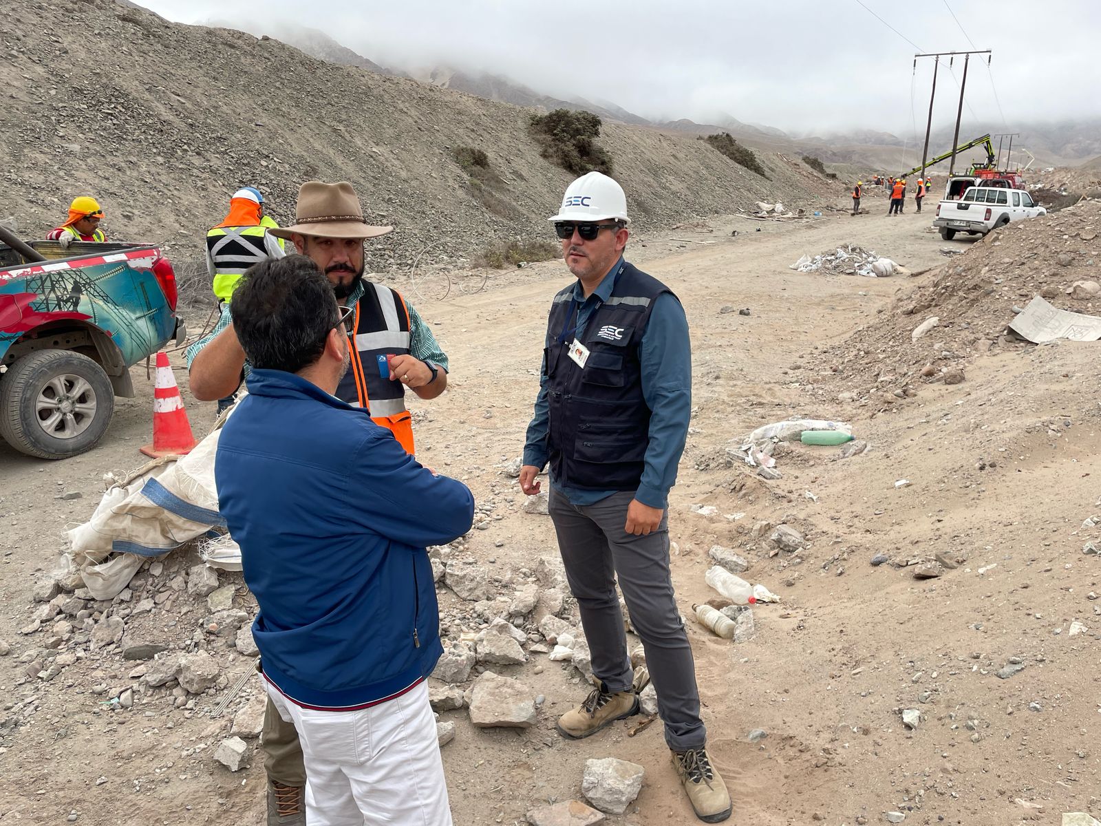 Copiapó: Autoridades informan que demora en reposición del servicio eléctrico se debe al robo de cables. Delegación Presidencial Regional de Atacama.