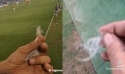 Hincha de Colo Colo lanza bigote de su padre fallecido a cancha del Monumental en Chile: "Para toda la eternidad"