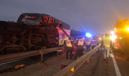 Grave accidente en Ruta 5 Norte tras choque de buses en Coquimbo: Hay al menos seis fallecidos y varios heridos