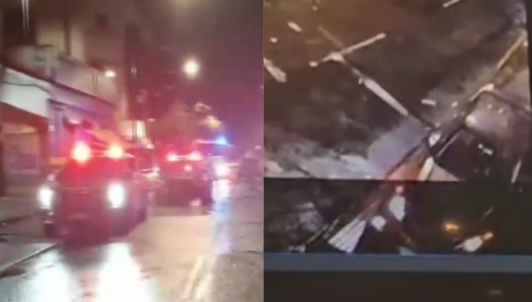 Impactante video muestra atropello a dos carabineros en Santiago: conductor quedó detenido