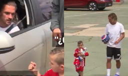 El notable gesto de Griezmann con un pequeño hincha del Atlético: Salió con una polera firmada y un par de botines