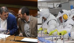 Tensión previa a sesión de Comisión Mixta por Fraccionamiento: Trabajadores de PacificBlu y diputado Brito critican al ministro Grau