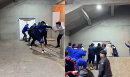 Hinchas de Universidad de Chile protagonizan serios destrozos en el Estadio Nacional durante duelo por Copa Libertadores