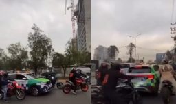 Incidente en La Reina habría dejado a un motociclista muerto: Brigada de Homicidios de la PDI realiza diligencias