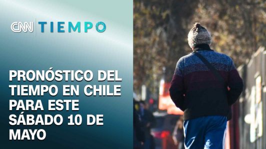 Mínimas bordearán los 0°C en Santiago este sábado 10 de mayo