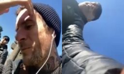 Insólito robo de teléfono a vocalista de Niño Cohete en plena entrevista: Ladrón quedó grabado en cámara