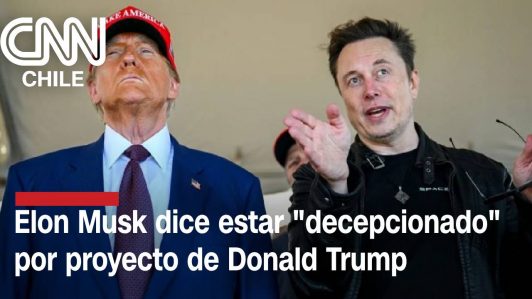 Elon Musk dice estar "decepcionado" por proyecto presupuestario de Donald Trump