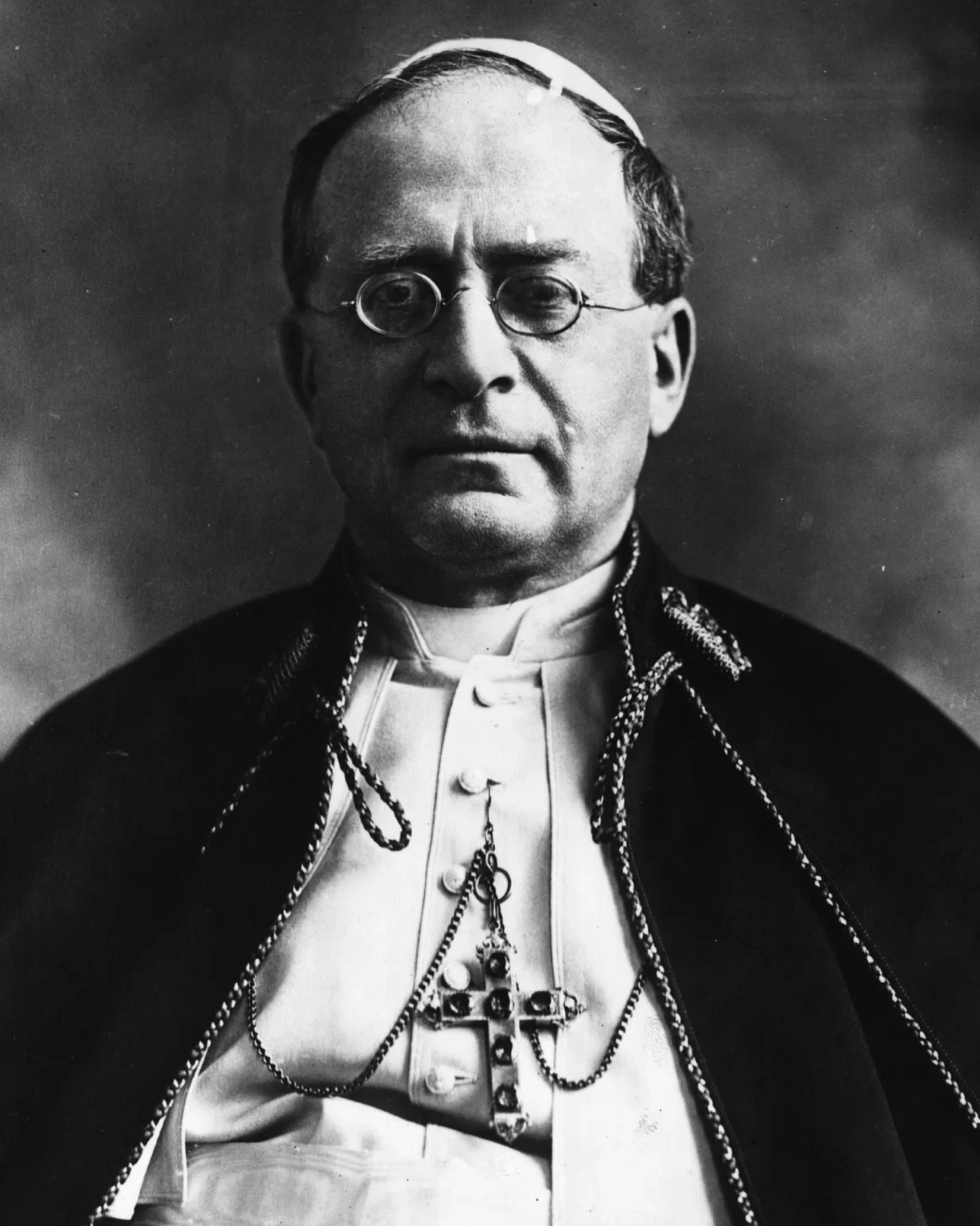 El papa Pío XI en febrero de 1922. Topical Press Agency/Hulton Archive/Getty Images