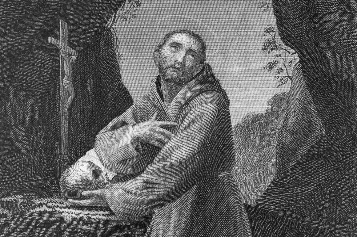 El papa Francisco tomó su nombre de San Francisco de Asís, el fundador de la orden monástica llamada los Franciscanos. Archive Photos/Getty Images