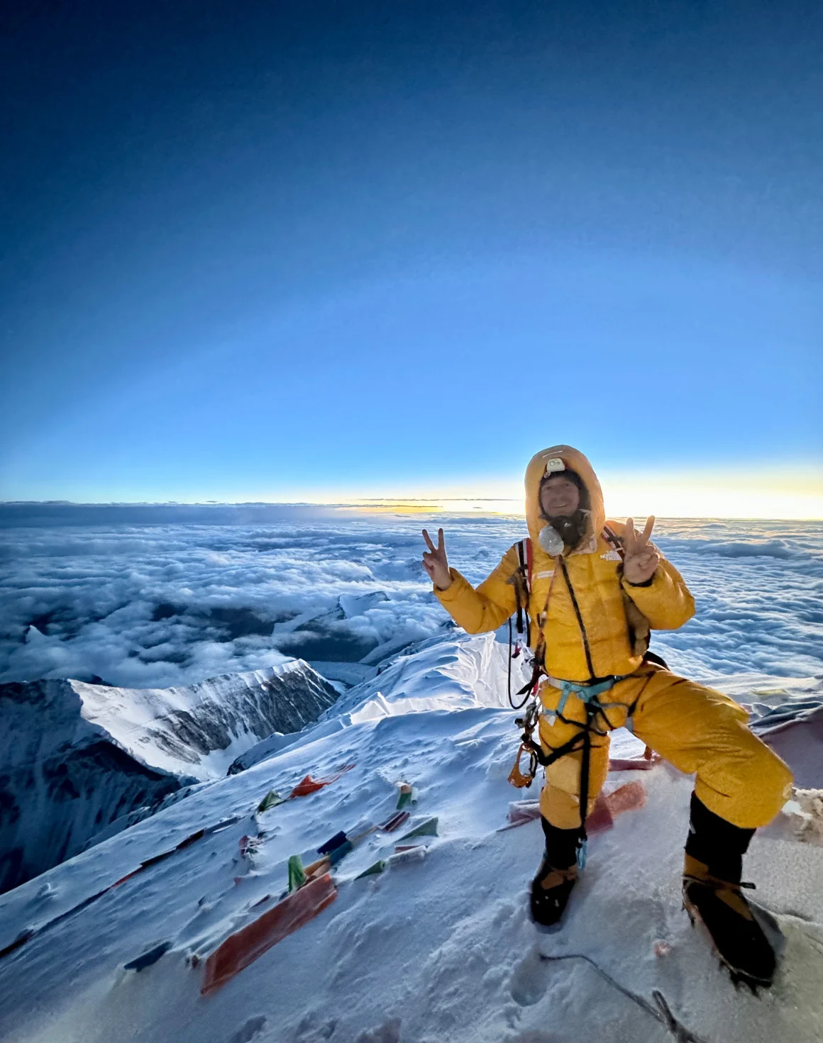 Lukas Furtenbach, quien lidera la expedición, dice que ha utilizado el gas varias veces a gran altitud. Cortesía de Furtenbach Adventures