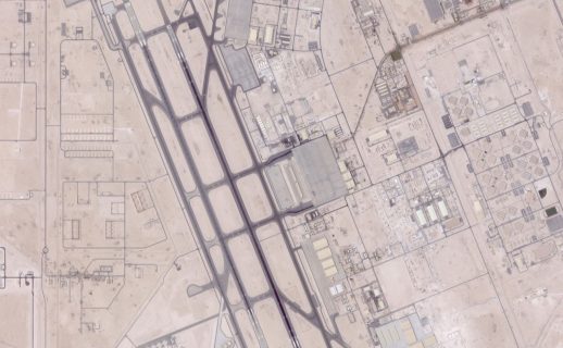 Algunos aviones militares de EE. UU. fueron trasladados desde la base aérea de Qatar la semana pasada, según una imagen satelital