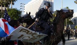 Florida afirma que protegerá a agentes del ICE y que "no tolerará" protestas como en California