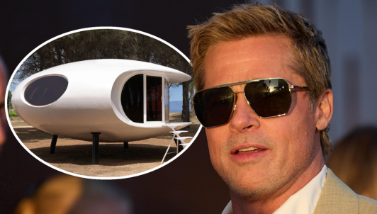 Brad Pitt se enamoró de un ovni y lo convirtió en una casa: Así fue la misión imposible de rescate desde Grecia