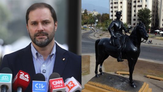 "El plinto vacío significaba el triunfo de la violencia": Bellolio valora regreso de estatua del general Baquedano a la plaza