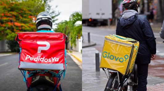 Pide multas de hasta US$ 55 millones: FNE acusa colusión entre PedidosYa y Glovo por repartirse el mercado chileno