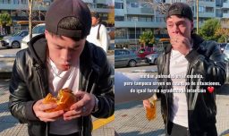 Influencer de Concepción casi muere durante reto de comer hamburguesas más rápido: Lo salvaron con maniobra de Heimlich