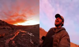 Mexicano en Chile queda impactado con los colores del atardecer: "¿Pero qué es esto?"