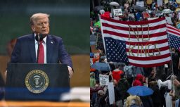 Estados Unidos: Trump lideró el mayor desfile militar en décadas de Washington en medio de protestas “No Kings” a lo largo del país