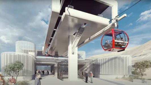 Nuevo teleférico permitirá conectar Alto Hospicio e Iquique en 16 minutos: Operará con 125 cabinas para 10 personas