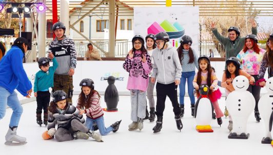 Ice Eco Experience ofrece pistas de patinaje sin costo en Renca, La Florida y Ovalle