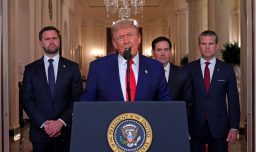 Trump asegura que EE.UU. no busca un cambio de régimen en Irán tras alto al fuego