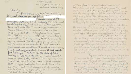 Subastarán "obscena" carta escrita por John Lennon a Cynthia Powell, su primera esposa