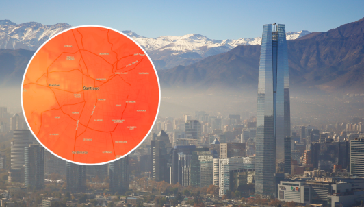 Mapa de contaminación en Santiago: Estas son las comunas con peor calidad de aire este lunes 14 de julio