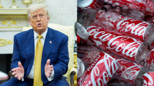 Con azúcar de caña: Coca Cola lanzará nueva bebida con el ingrediente que le gusta a Donald Trump
