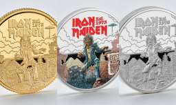 Reino Unido lanza monedas conmemorativas por aniversario 50 de Iron Maiden