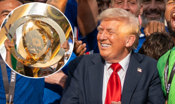 Se quedó con el trofeo original: Donald Trump revela que Infantino le regaló el primer galardón del Mundial de Clubes