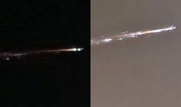 ¿OVNI, meteorito o basura espacial? Captan misterioso objeto luminoso cruzando el cielo en el norte de Chile