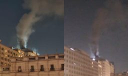 Incendio afecta sala eléctrica del Ministerio de Hacienda