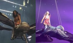 "Hoy no, Satán": Katy Perry pasa el susto de su vida tras casi caerse desde una mariposa gigante en pleno show