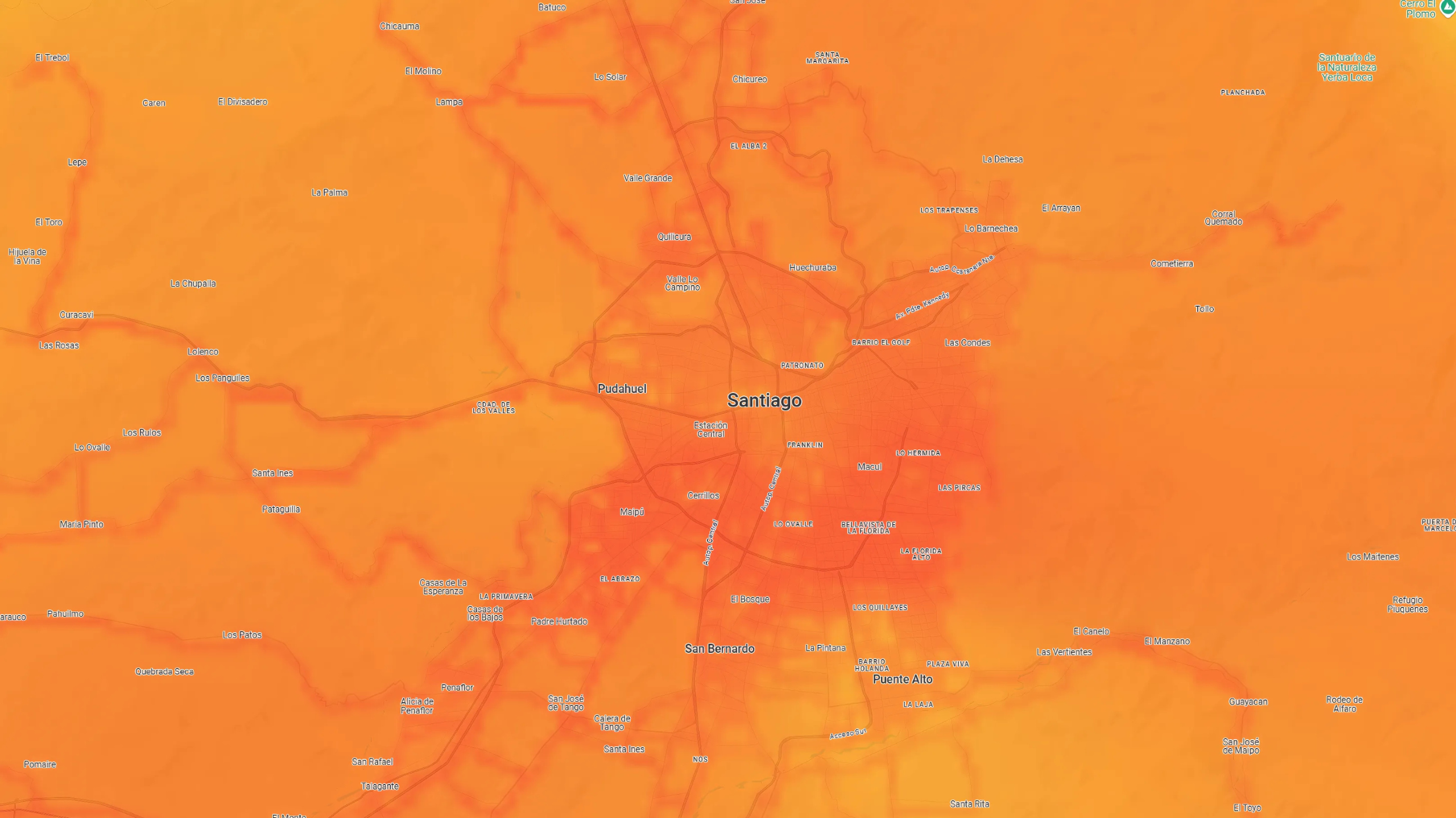 MAPA DE LA CALIDAD DEL AIRE JUEVES 10 DE JULIO