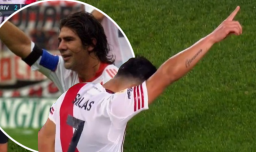 Ex Palestino Maxi Salas debuta con gol en River y sorprende con homenaje al “Matador”: “Fue para Marcelo”
