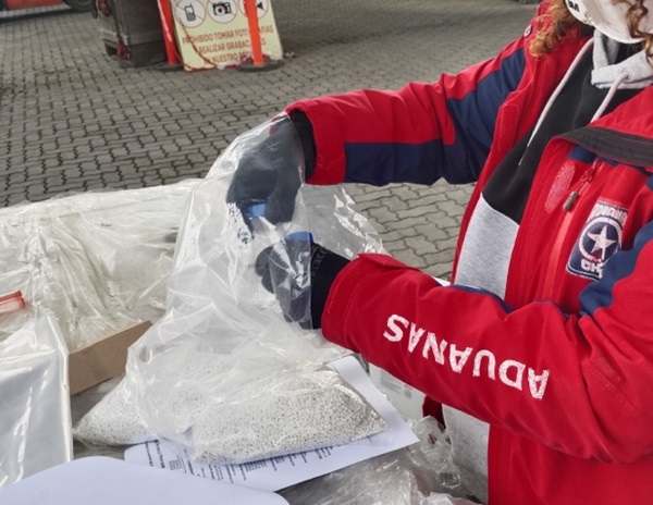 Puerto de San Antonio: Incautaron 783 kilos de precursores químicos que pueden ser usados para fabricar drogas/Aduanas