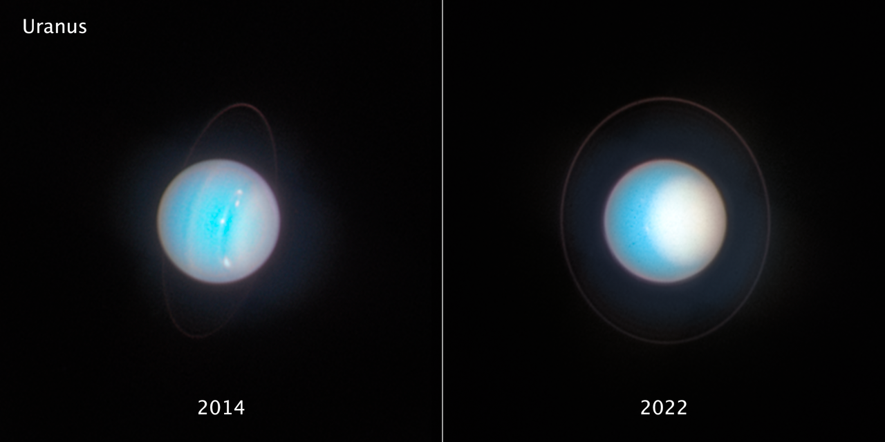 Investigación de la Nasa revela que Urano es más cálido de lo que se creía/NASA