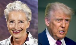 Emma Thompson recuerda la insólita invitación que le hizo Donald Trump en 1997