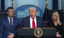 Trump toma control de la policía de Washington y anuncia despliegue de la Guardia Nacional