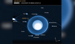El telescopio James Webb de la Nasa identificó una nueva luna que orbita Urano