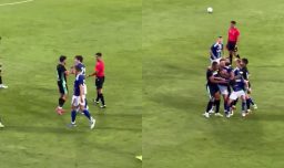 ¿Fútbol o boxeo? Jugadores del Betis y Como protagonizan pelea a golpes en pleno amistoso de pretemporada