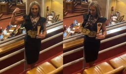 Cámara de Diputados homenajea a Nicole "Luli" Moreno por representar a Chile en el fisicoculturismo internacional