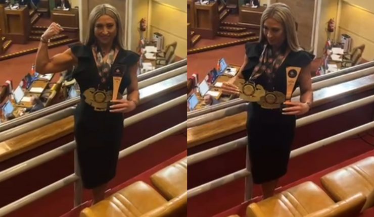 Nicole “Luli” Moreno homenajeada por la Cámara de Diputados por su éxito en fisicoculturismo internacional