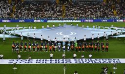 La UEFA manda un mensaje a Israel en la final de la Supercopa: “Dejen de matar niños, dejen de matar civiles”