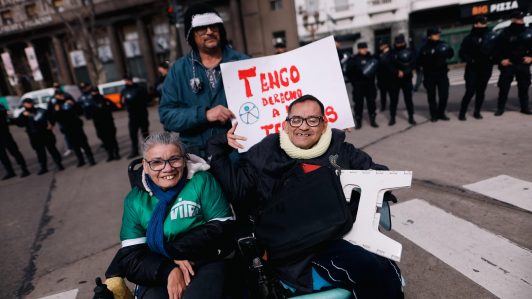 Argentina: Protestas en Buenos Aires contra veto de Milei al aumento de fondos para personas en situación de discapacidad